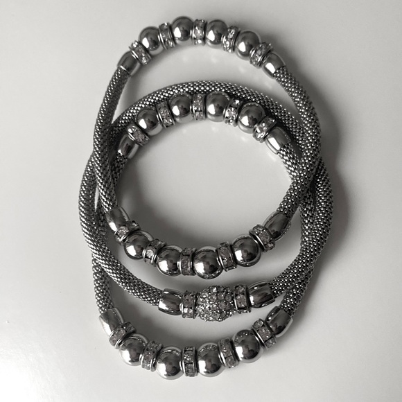 Stretch Mesh Bangles - Picture 2 of 2
